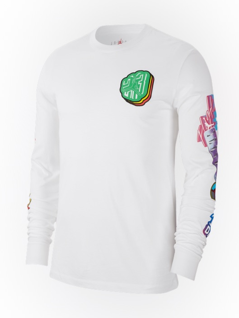 NIKE AIR JORDAN PHOTO REPEAT LONG-SLEEVE CREW TEE